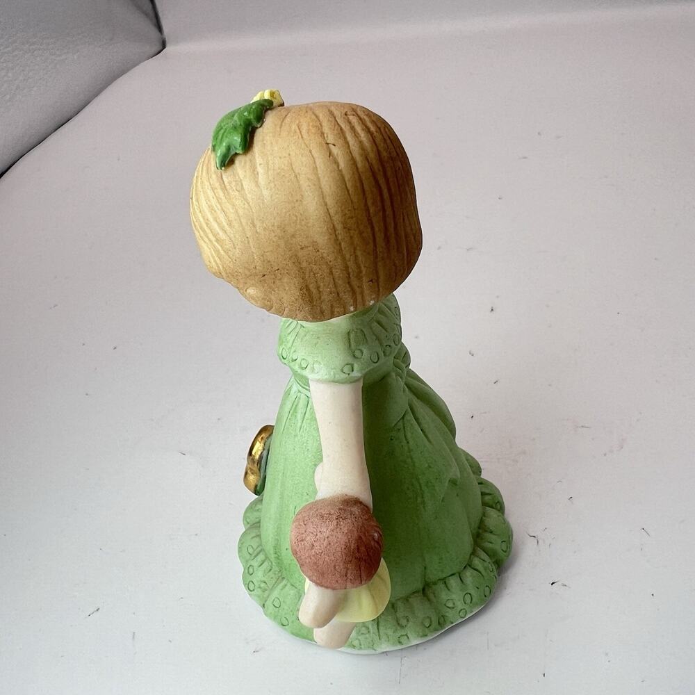 Vintage Enesco Growing Up Birthday Girls 3 4 5 6 Girl Figurines Lot Brunette - Picture 4 of 16